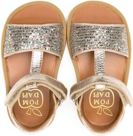 Pom D'api Metallic sandalen Goud