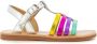 Pom D'api Plagette New Salome sandalen van leer Zilver - Thumbnail 2