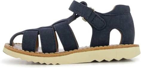 Pom D'api Papy leren sandalen Blauw