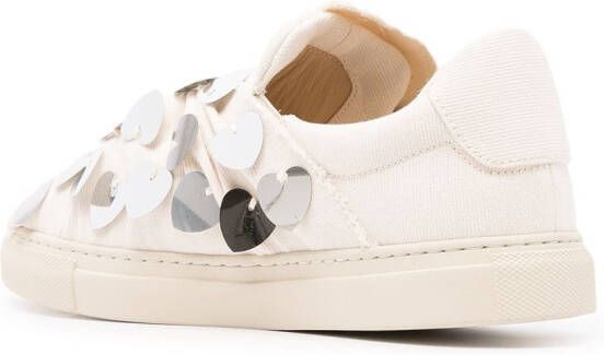 Ports 1961 Sneakers met hart Beige