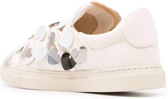 Ports 1961 Sneakers met hart Beige