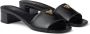 Prada 35 mm sandalen met logopatch Zwart - Thumbnail 2