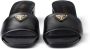 Prada 35 mm sandalen met logopatch Zwart - Thumbnail 4