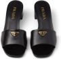 Prada 35 mm sandalen met logopatch Zwart - Thumbnail 5