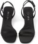 Prada Satijnen sandalen Zwart - Thumbnail 4