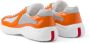 Prada America's Cup leren sneakers Oranje - Thumbnail 3