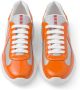 Prada America's Cup leren sneakers Oranje - Thumbnail 4