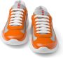 Prada America's Cup leren sneakers Oranje - Thumbnail 5