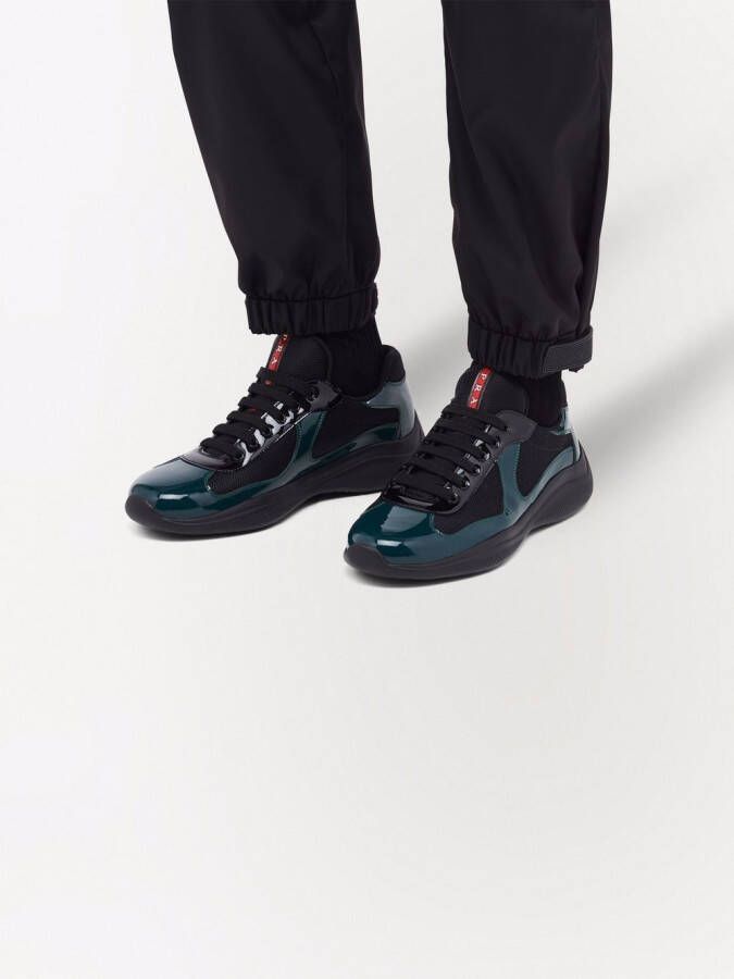 America Cup Zwarte Prada Schoenen Heren Prada America's Cup