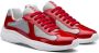 Prada America's Cup low-top sneakers Rood - Thumbnail 2