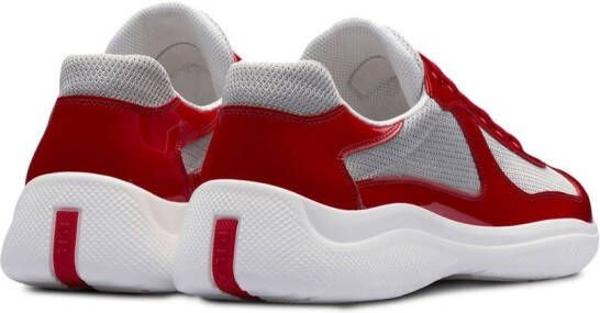 Prada America's Cup low-top sneakers Rood