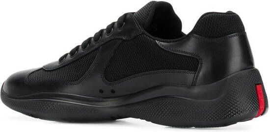 Prada America's Cup sneakers Zwart