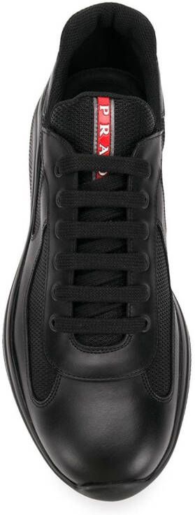 Prada America's Cup sneakers Zwart