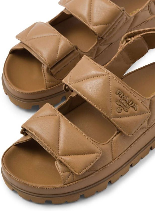 Prada Chunky sandalen Bruin