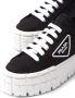 Prada Sneakers met plateauzool Zwart - Thumbnail 4