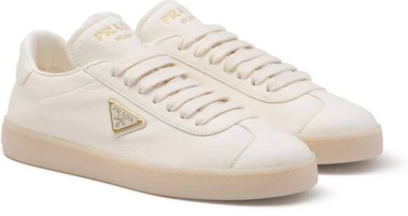 Prada Downtown low-top sneakers Beige