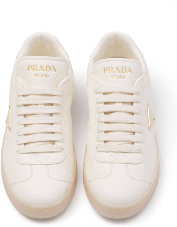 Prada Downtown low-top sneakers Beige