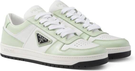 Prada Downtown low-top sneakers Groen