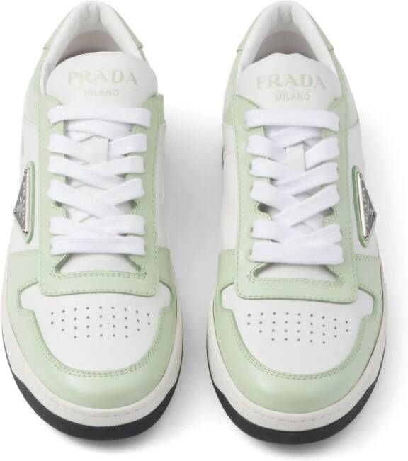 Prada Downtown low-top sneakers Groen