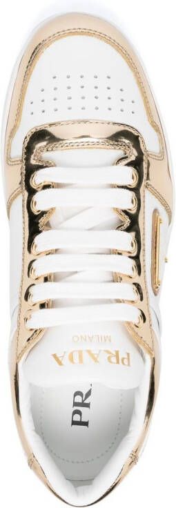 Prada Downtown low-top sneakers Wit