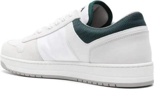 Prada Downtown Re-Nylon leren sneakers Wit