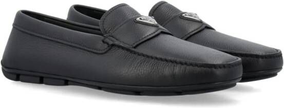 Prada Drive leather loafers Zwart