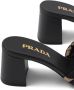 Prada Sandalen met borduurwerk Zwart - Thumbnail 5