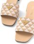 Prada Slippers met logoplakkaat Beige - Thumbnail 5