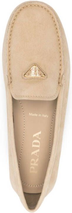 Prada Suède loafers Beige