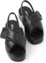 Prada Gewatteerde sandalen Zwart - Thumbnail 4
