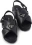 Prada Gewatteerde sandalen Zwart - Thumbnail 4