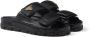 Prada Gewatteerde slippers Zwart - Thumbnail 2