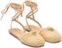 Prada Sandalen met logoplakkaat Beige - Thumbnail 2