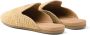 Prada Geweven slippers met logo-applicatie Beige - Thumbnail 3