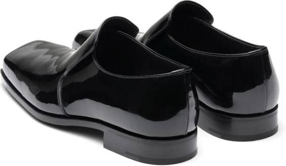 Prada Lakleren loafers Zwart