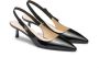 Prada Lakleren slingback pumps Zwart - Thumbnail 2