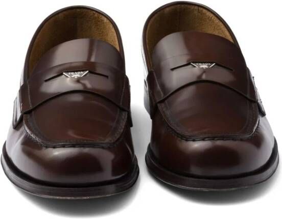 Prada Leren loafers Bruin