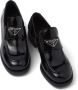 Prada Leren loafers Zwart - Thumbnail 4