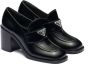 Prada Leren loafers Zwart - Thumbnail 2