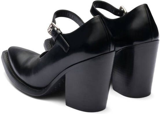 Prada Leren pumps Zwart