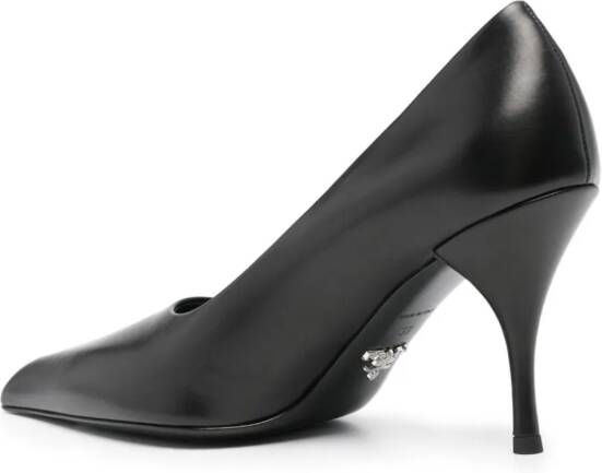 Prada Leren pumps Zwart