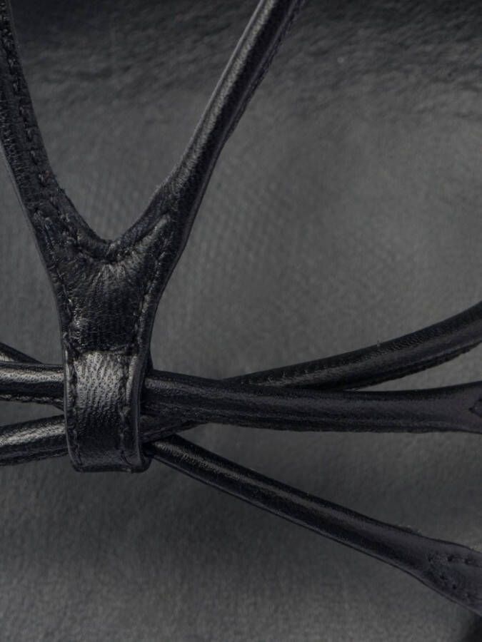 Prada Leren sandalen Zwart