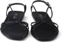 Prada Leren sandalen Zwart - Thumbnail 5