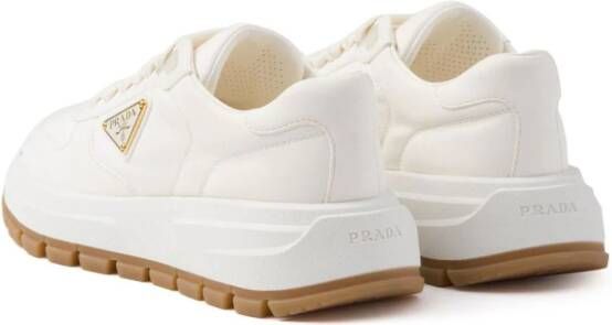 Prada Leren sneakers Wit