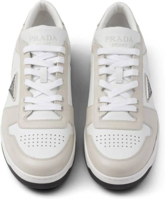 Prada Leren sneakers Wit