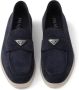 Prada Loafers met logo Blauw - Thumbnail 3