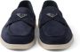 Prada Loafers met logo Blauw - Thumbnail 5