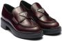 Prada Leren sneakers Rood - Thumbnail 2