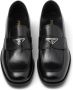 Prada Loafers met logoplakkaat Zwart - Thumbnail 4