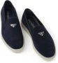 Prada Loafers met patch Blauw - Thumbnail 4